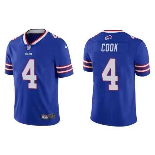 Men & Women & Youth Buffalo Bills #4 James Cook Blue Vapor Untouchable Limited Stitched Jersey->tennessee titans->NFL Jersey